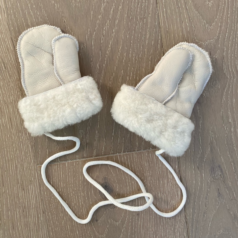 Baby Leather Mittens